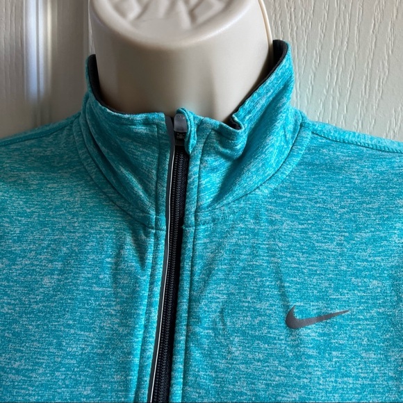 Nike element running half zip pullover women XS extra small blue green - Picture 2 of 7